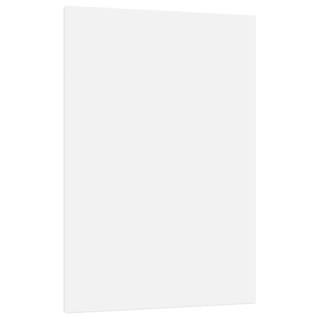 Vidaxl Canvas -Tücher 12 St. Stoff und fester Kiefern weiß