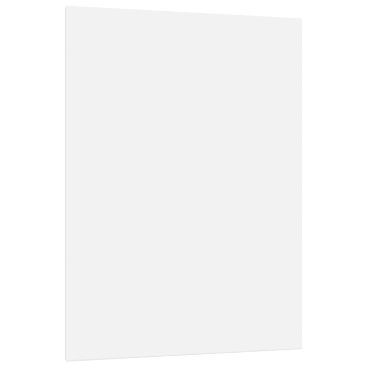 Vidaxl Canvas -Tücher 12 St. Stoff und fester Kiefern weiß