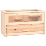 Vidaxl Hamsterkooi 60x30x35 cm Solid Pinewood - afbeelding 2