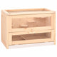 Vidaxl Hamsterkooi 60x35.5x42 cm Festkieferholz