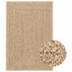 Vidaxl Teppich Zizur innerhalb und außerhalb 120x170 cm Jute Look