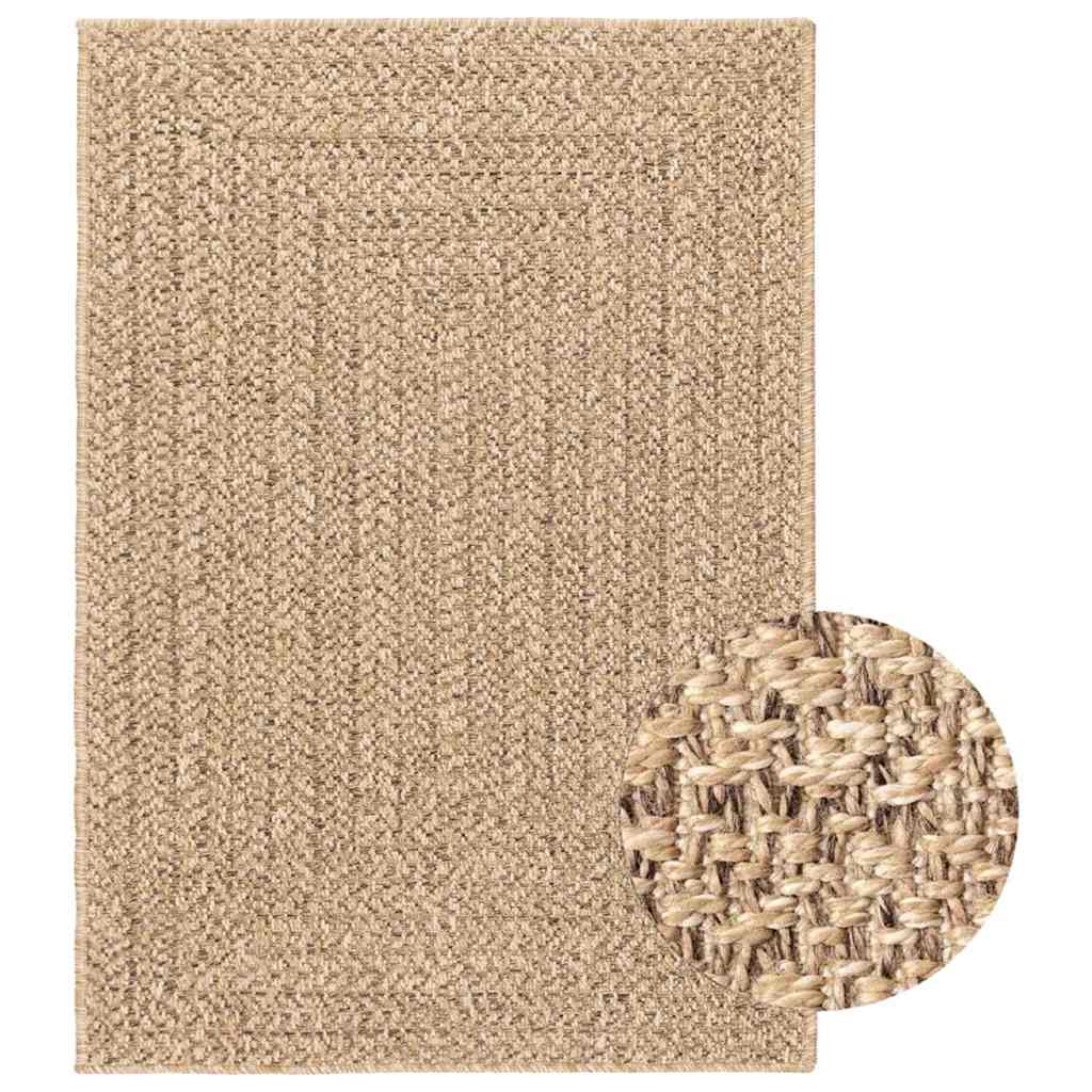 Vidaxl Teppich Zizur innerhalb und außerhalb von 160 x 230 cm Jute Look
