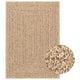 Vidaxl Teppich Zizur innerhalb und außerhalb von 160 x 230 cm Jute Look