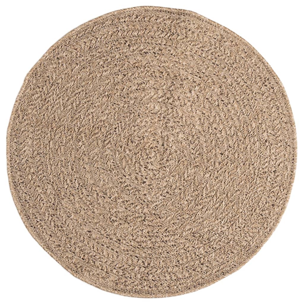 Vidaxl Teppich Zizur innerhalb und außerhalb von 90 cm Jute Look