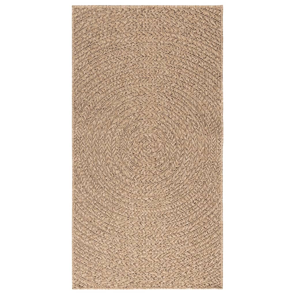 VidaXL-Teppich Zizur für drinnen und draußen, 80 x 150 cm, Jute-Optik