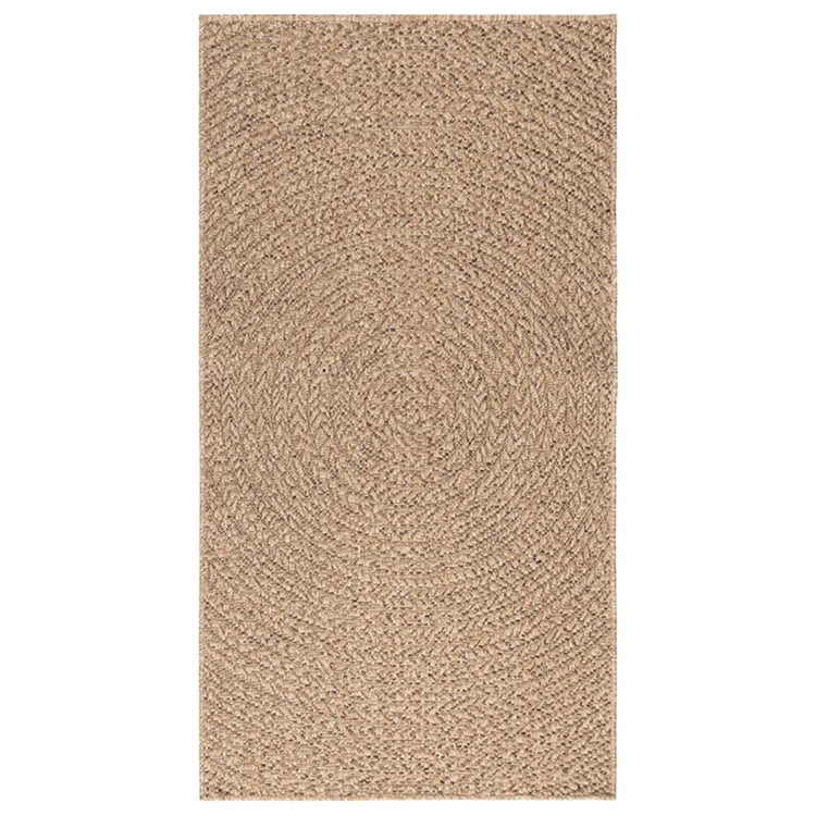 VidaXL-Teppich Zizur für drinnen und draußen, 80 x 150 cm, Jute-Optik