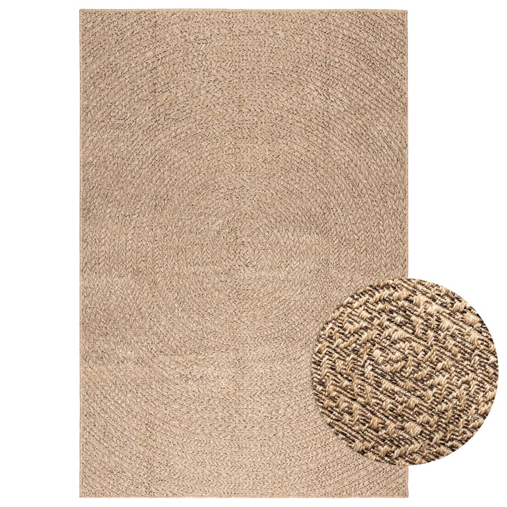 Vidaxl Teppich Zizur innerhalb und außerhalb von 140x200 cm Jute Look