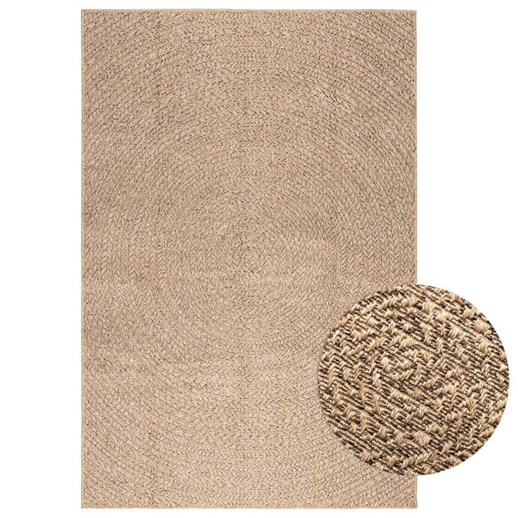 Vidaxl Teppich Zizur innerhalb und außerhalb von 140x200 cm Jute Look