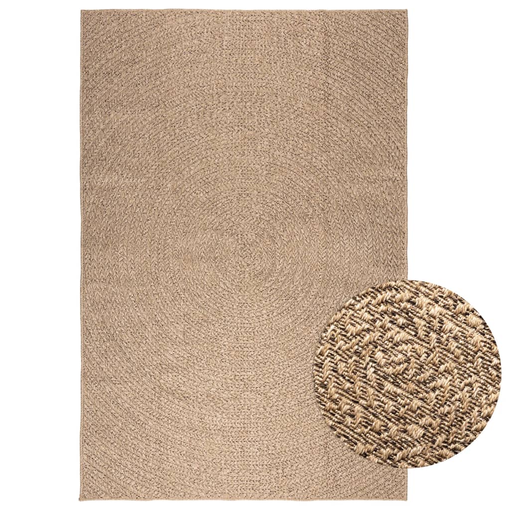 Vidaxl Teppich Zizur innerhalb und außerhalb von 160 x 230 cm Jute Look
