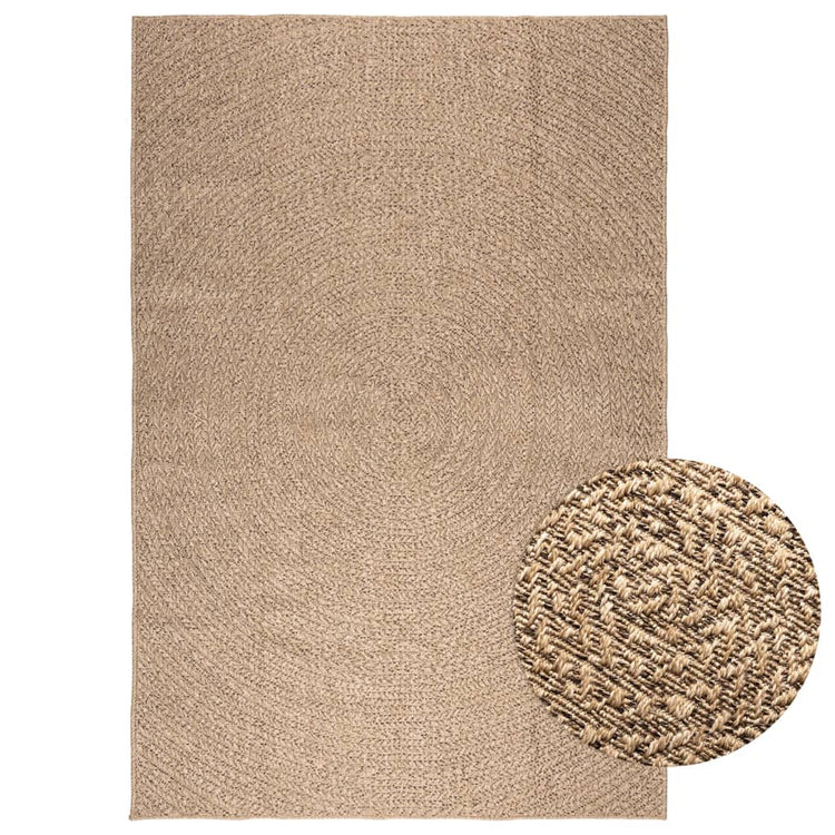 Vidaxl Teppich Zizur innerhalb und außerhalb von 160 x 230 cm Jute Look