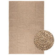 Vidaxl Teppich Zizur innerhalb und außerhalb 200x290 cm Jute Look - afbeelding 1