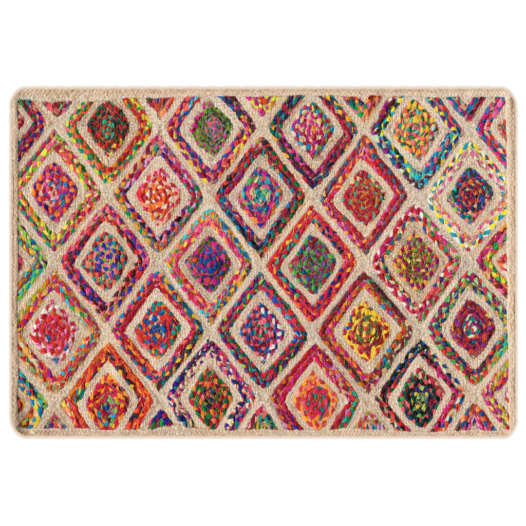 Vidaxl Teppich waschbarer Anti-Rutsch 160x230 cm mehrfarbig