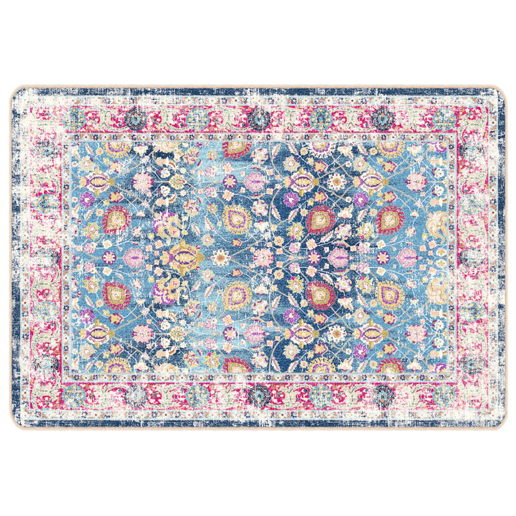 Vidaxl Teppich waschbarer Anti-Rutsch 120x180 cm mehrfarbig