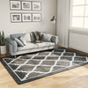 Vidaxl Teppich waschbarer Anti-Rutsch 160x230 cm Schwarz und Weiß