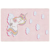 Vidaxl Kinderboden Rug Einhorn waschbarer Anti -Slip 160x230 cm Grün