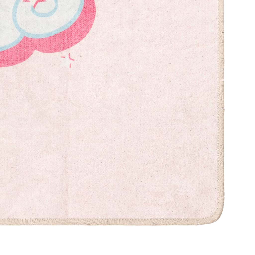 Vidaxl Kinderboden Rug Einhorn waschbarer Anti -Slip 160x230 cm Grün