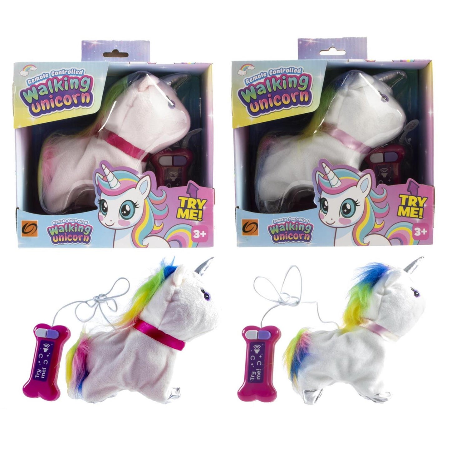 Laufendes Einhorn mit Sound 16cm