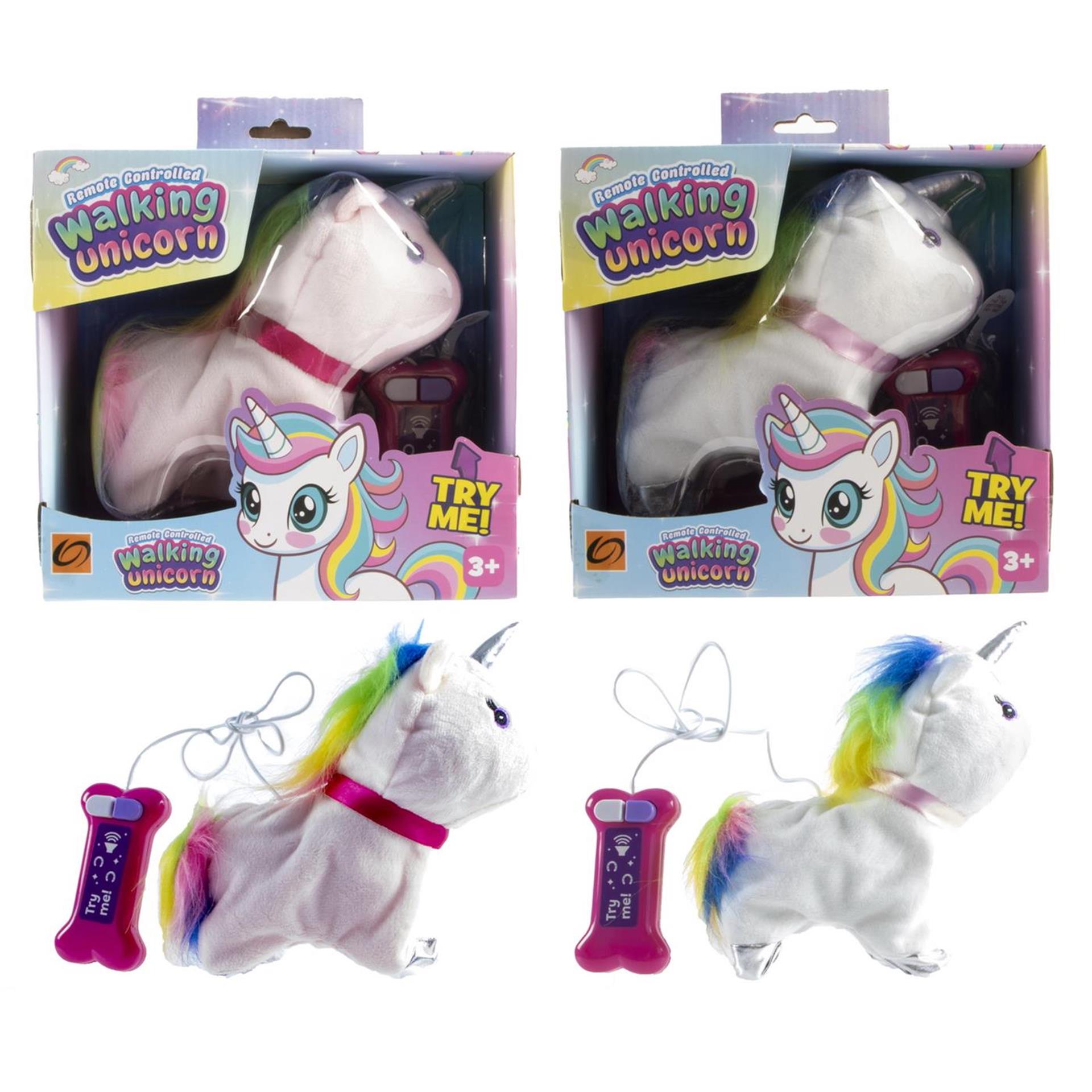 Laufendes Einhorn mit Sound 16cm