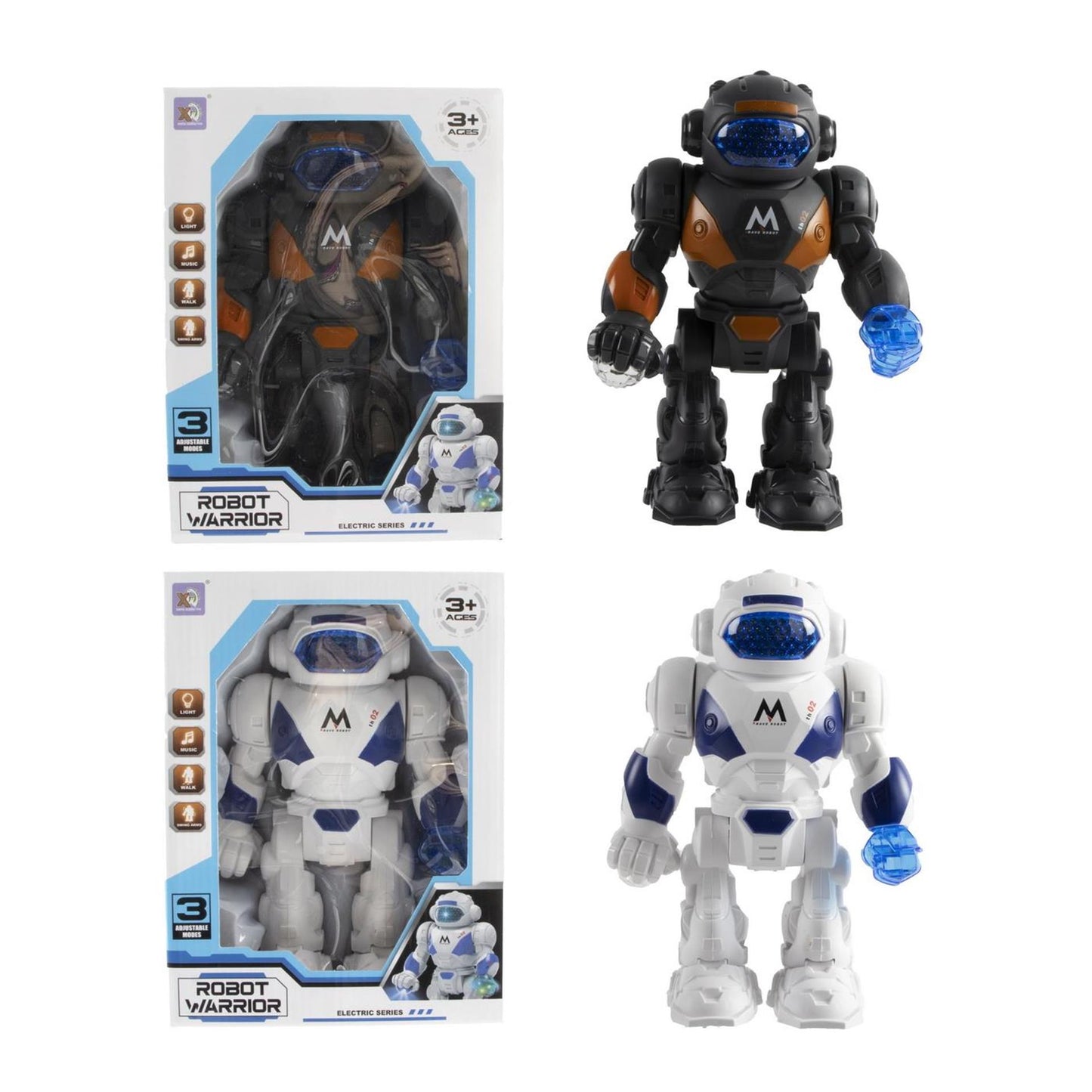 Roboter mit Licht und Ton 21cm