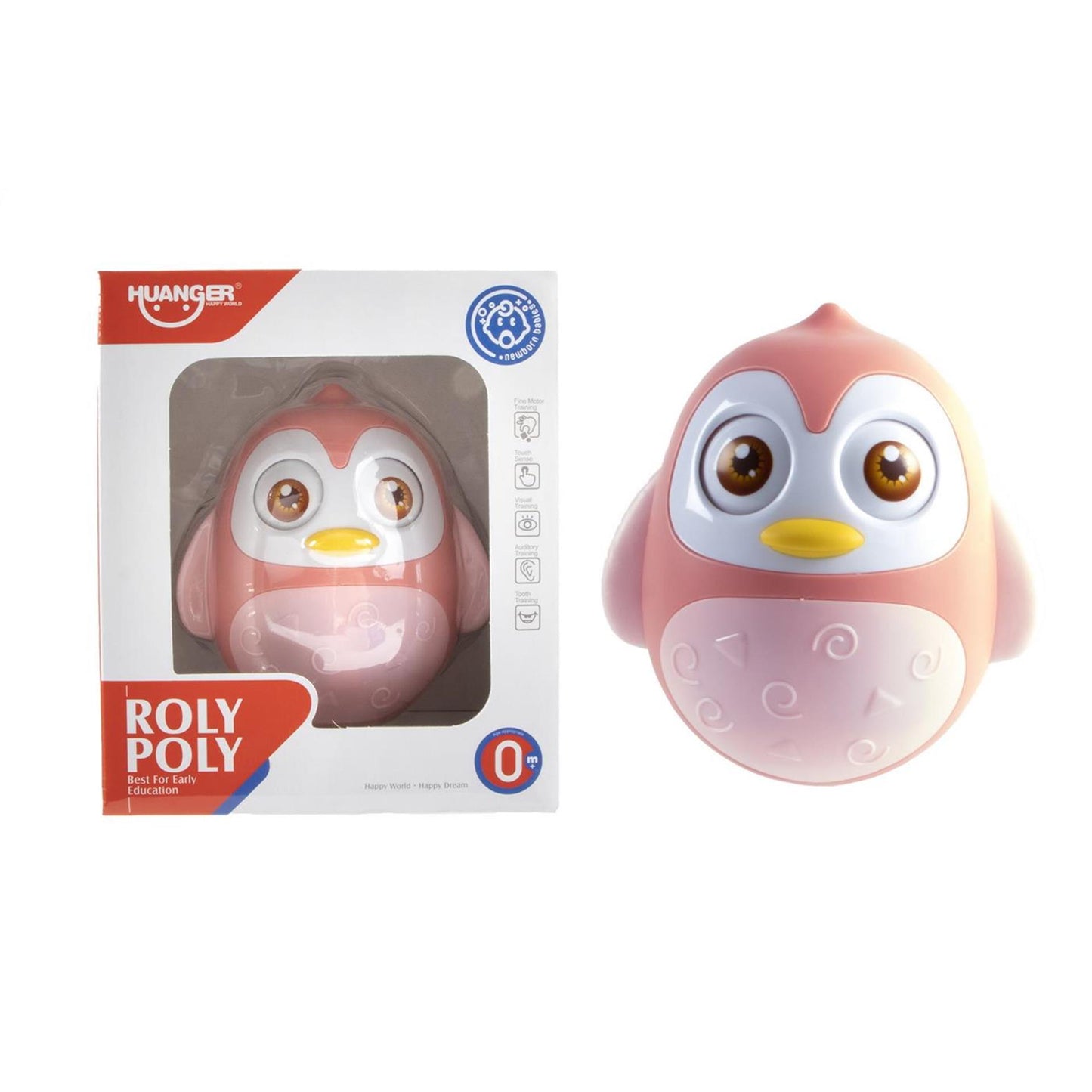 Becher Pinguin rosa 12cm
