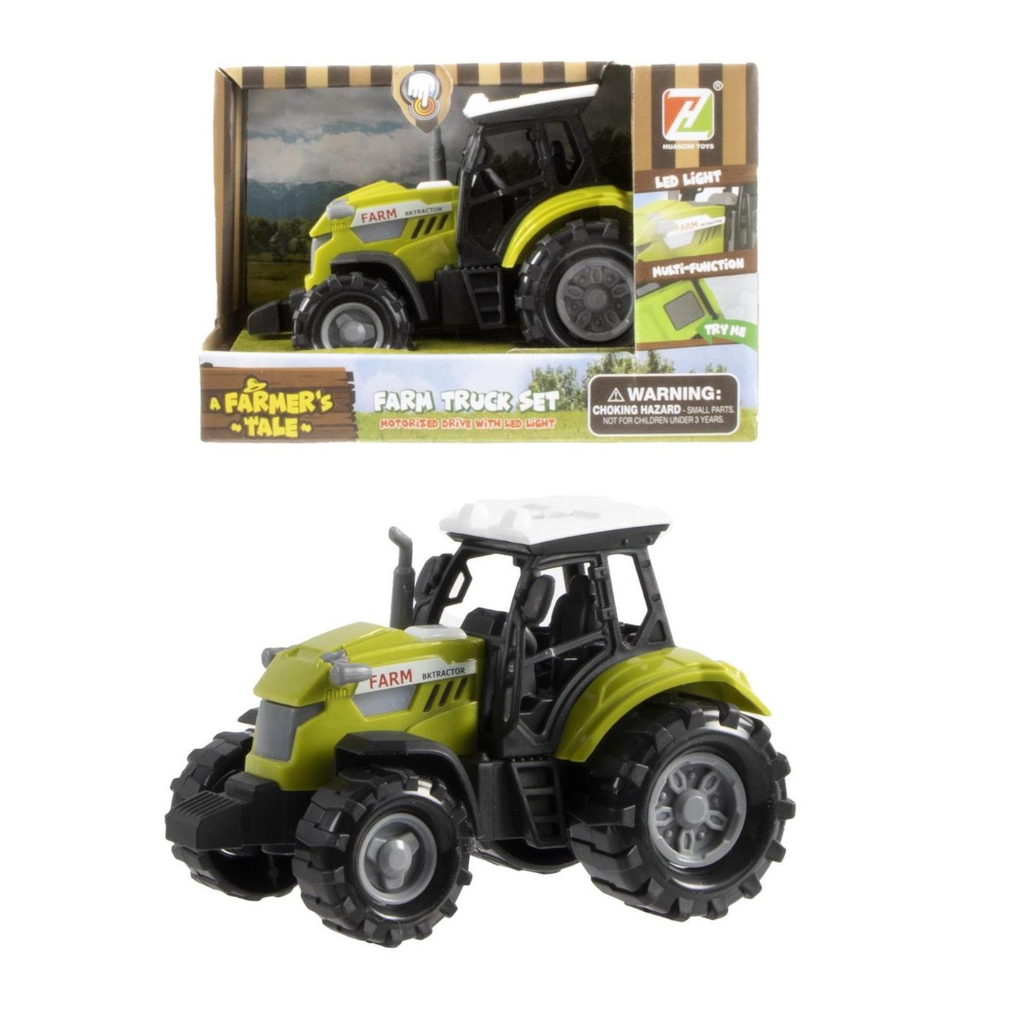 Traktor mit Licht und Sound 10cm