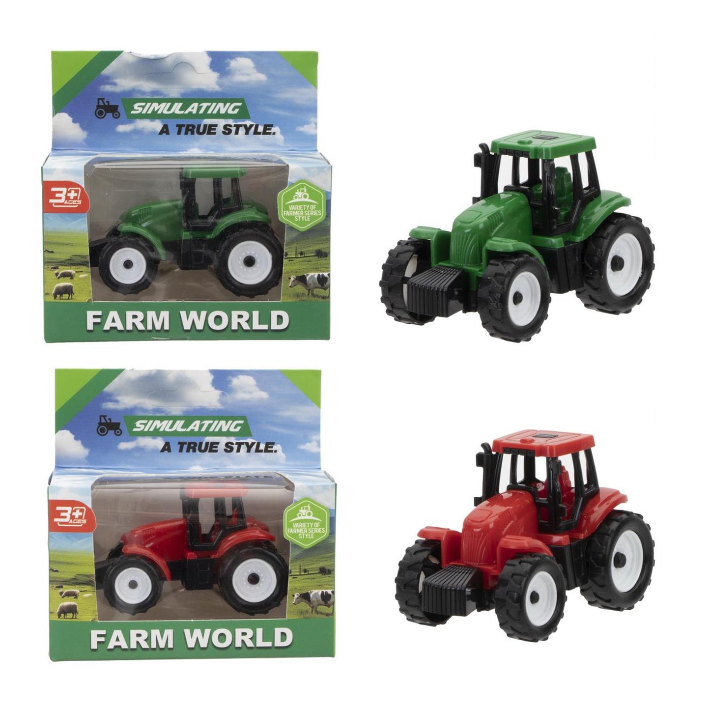 Jono Toys Traktor Freilauf 7cm