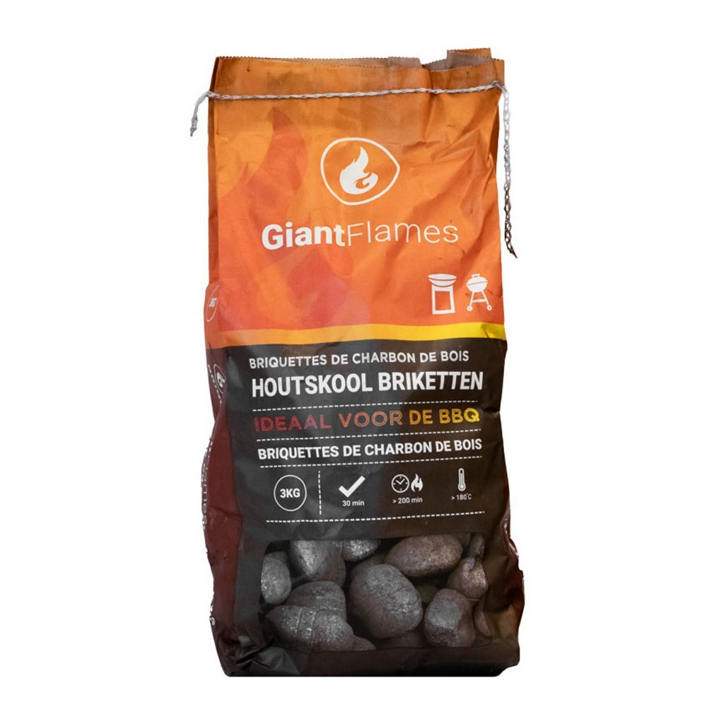 Riese Flames PEFC Charcoal BRIKET 3 kg