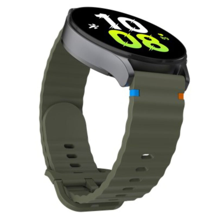 Justincase Activeflex-Armband für Samsung Galaxy Watch 20 mm Khaki