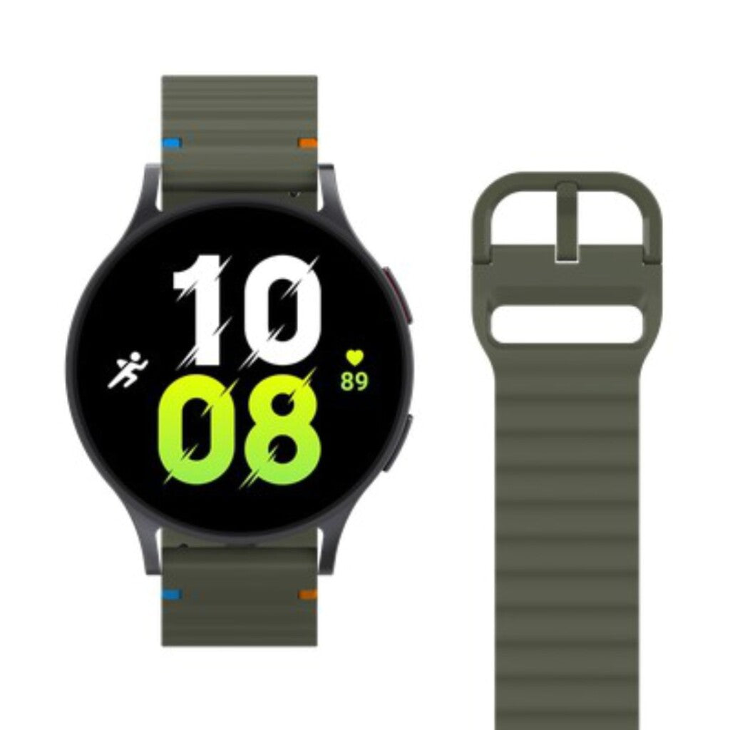 Justincase Activeflex-Armband für Samsung Galaxy Watch 20 mm Khaki
