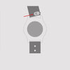 Justincase Activeflex-Armband für Samsung Galaxy Watch 20 mm Khaki