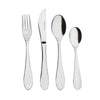 Kinderbesteck - 4-teilig - blanko - Silber