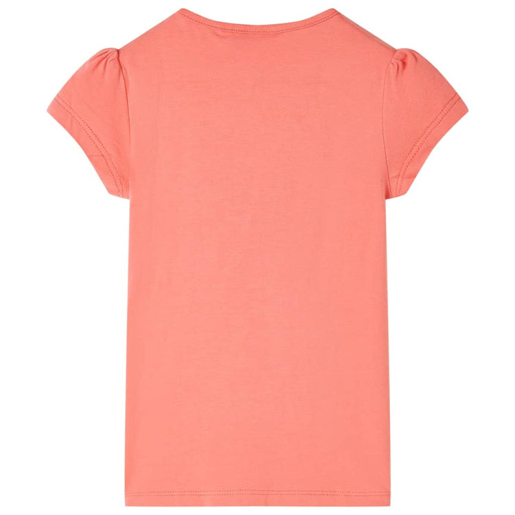 Vidaxl Kinderhemd 128 Korallenfarbe