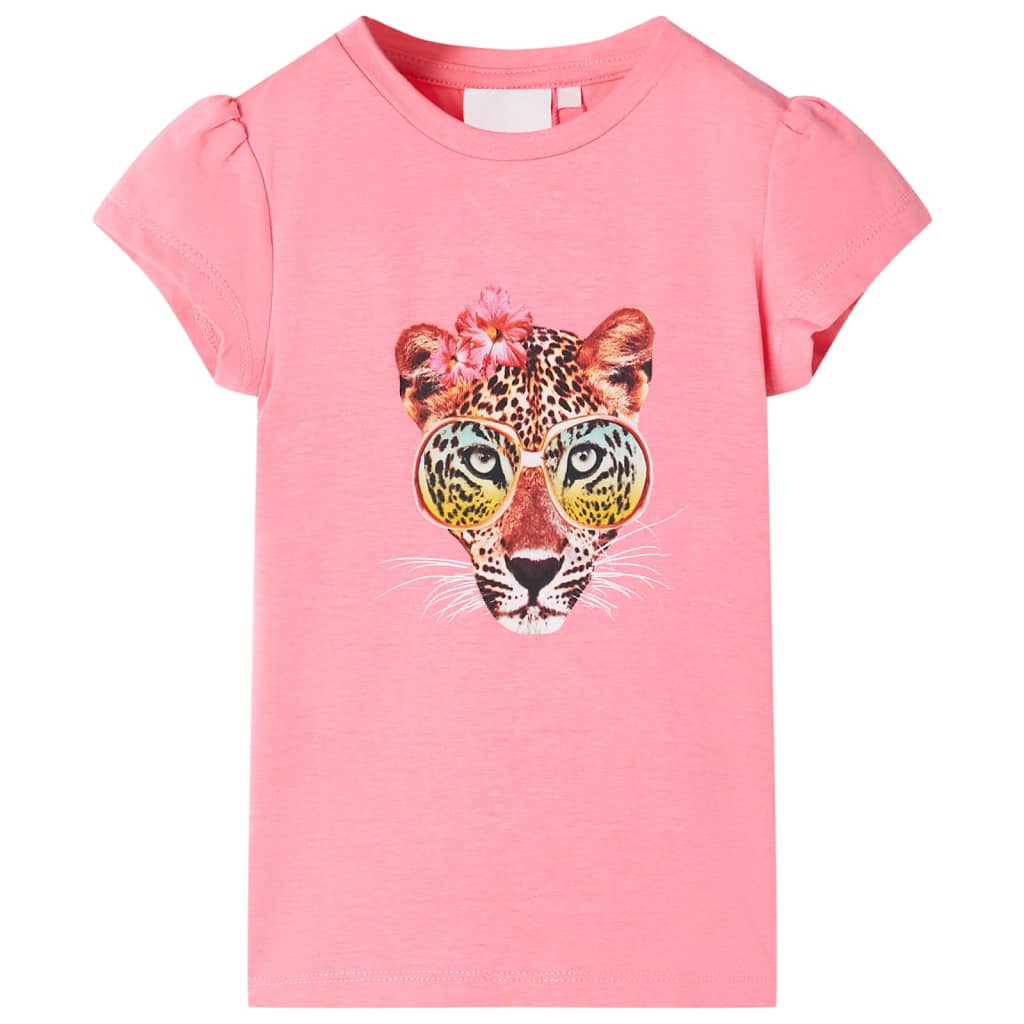 Vidaxl Kinderhemd 104 Neonrosa