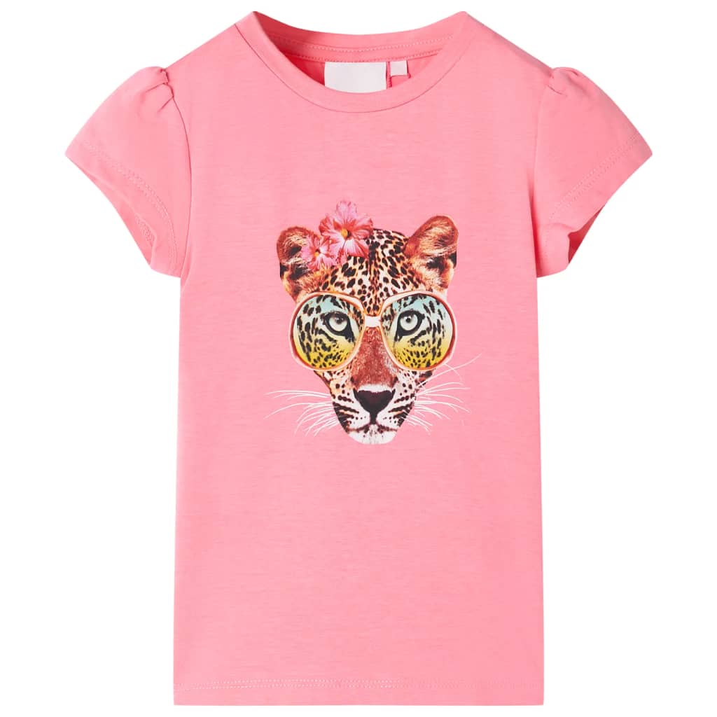 Vidaxl Kinderhemd 116 Neonrosa