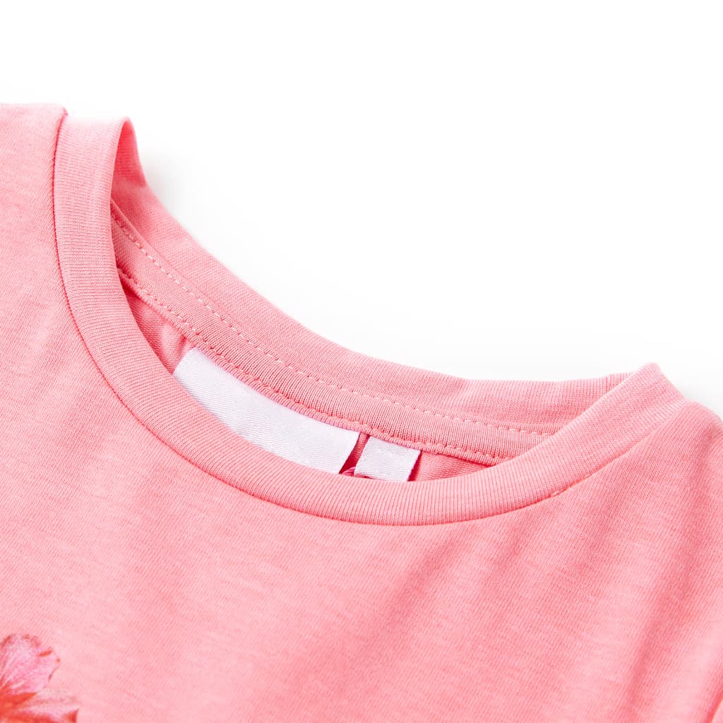 Vidaxl Kinderhemd 140 Neonrosa