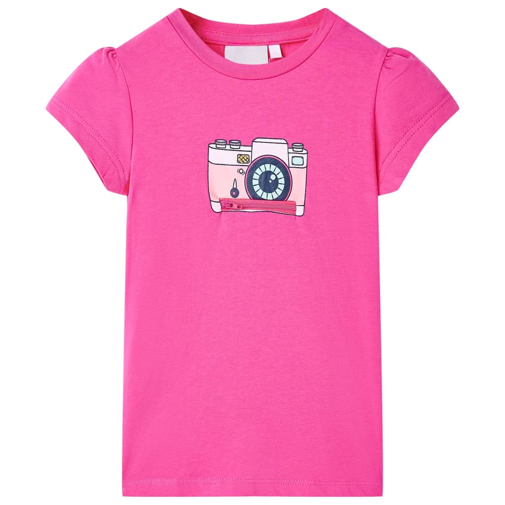 Vidaxl Kinderhemd 104 Dunkelrosa