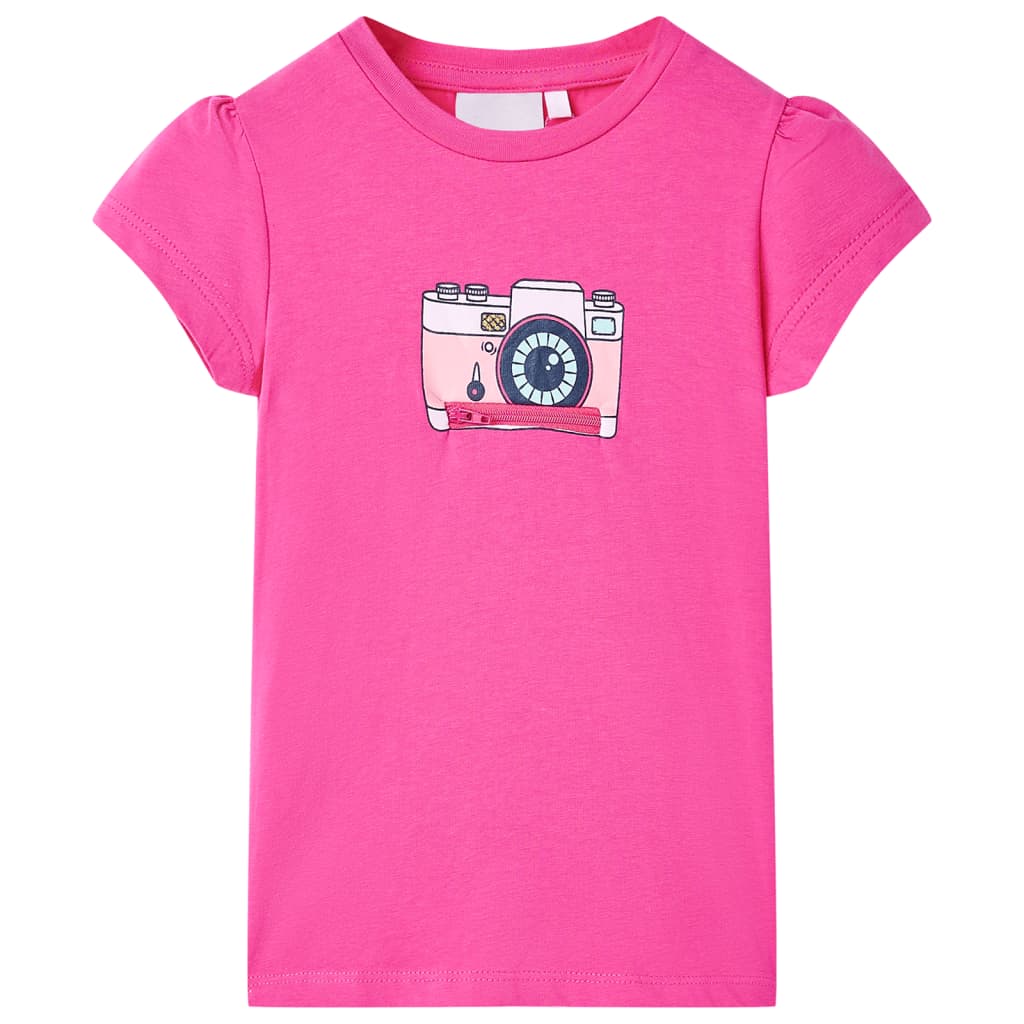 Vidaxl Kinderhemd 128 Dunkelrosa