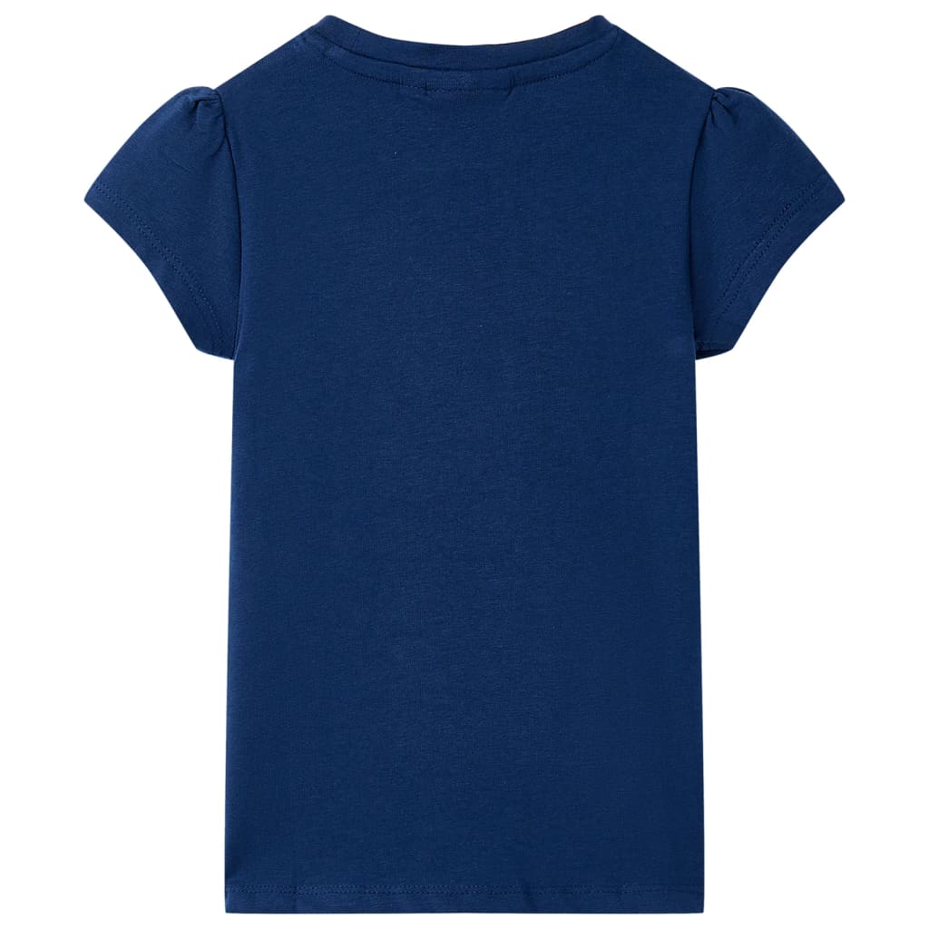 Vidaxl Kinderhemd 104 Marineblau