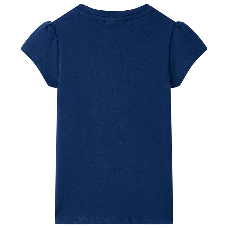 Vidaxl Kinderhemd 128 Marineblau