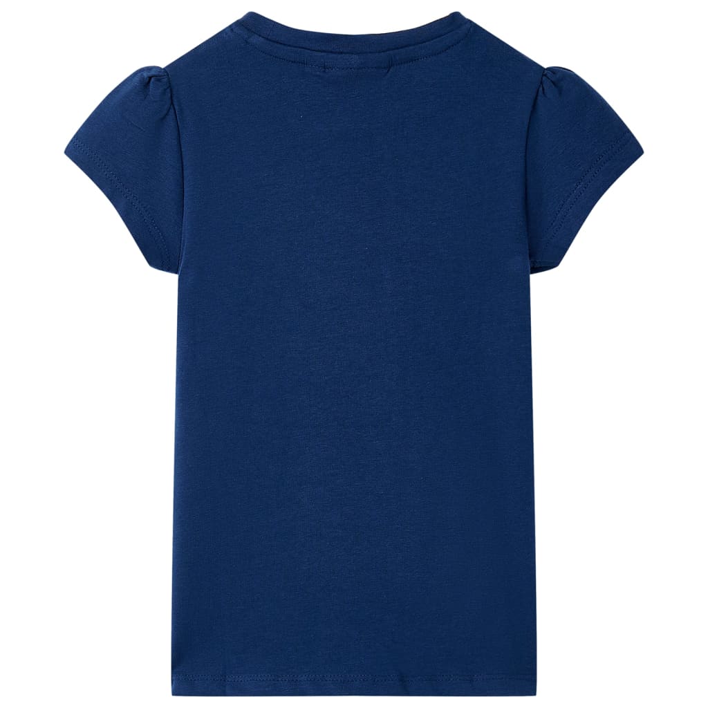 Vidaxl Kinderhemd 140 Marineblau