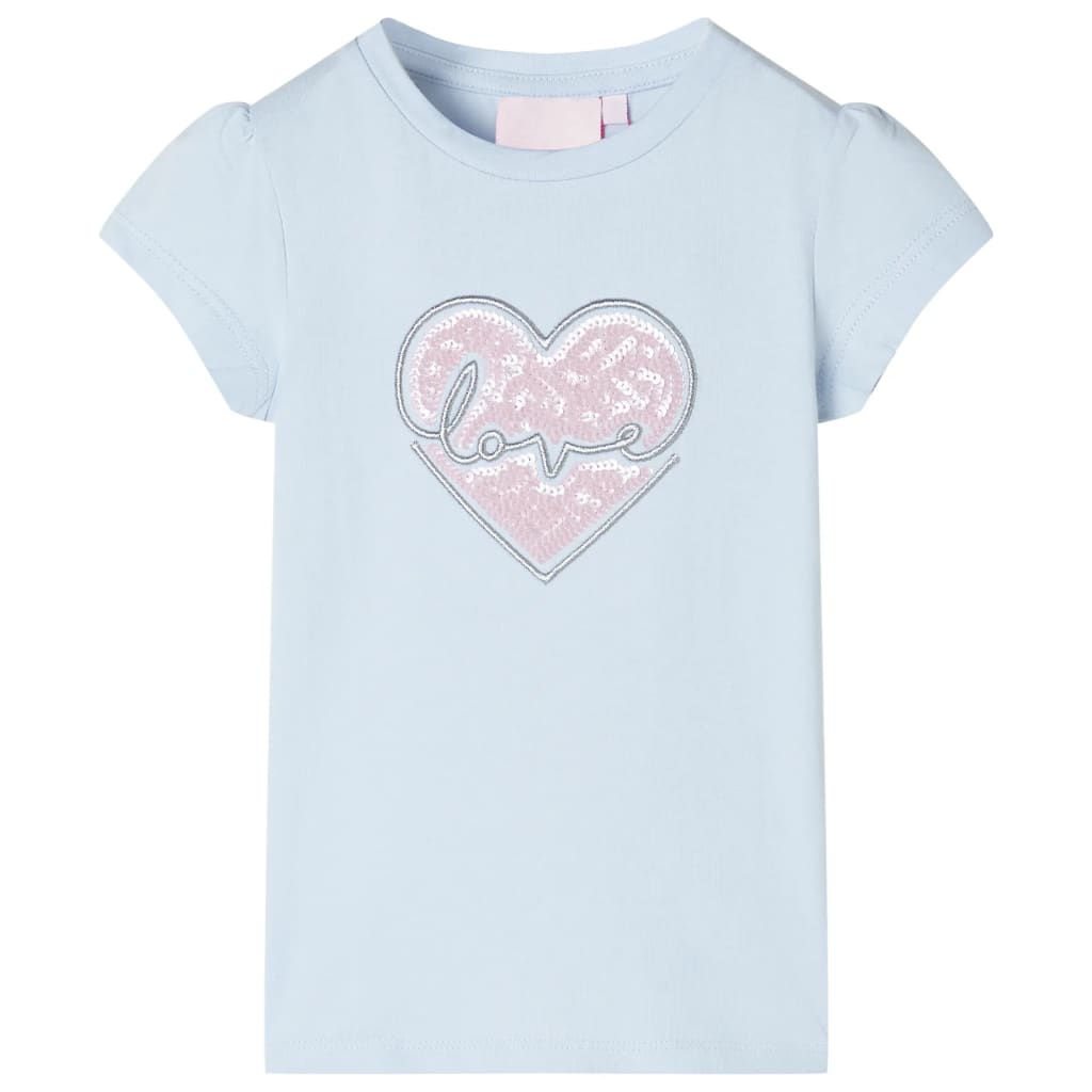 Vidaxl Kinderhemd 104 hellblau