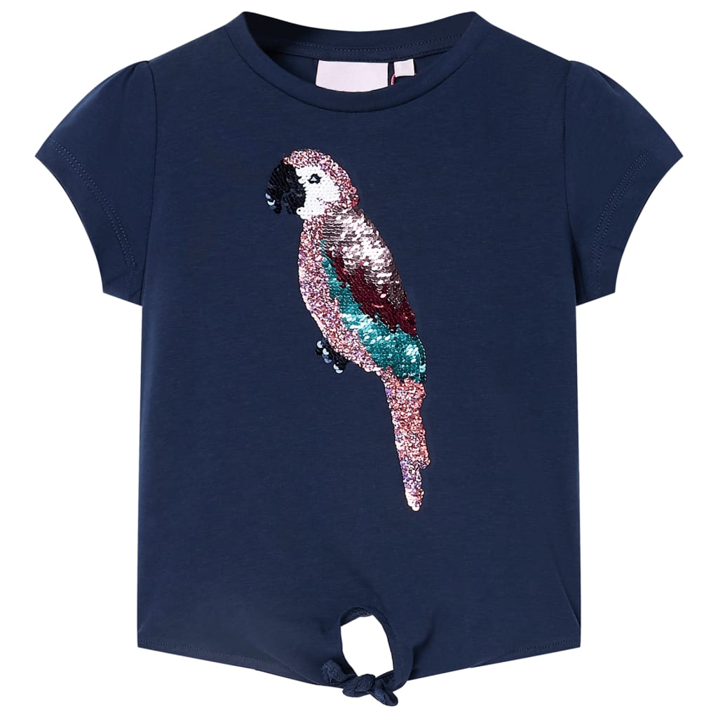 Vidaxl Kinderhemd 92 Marineblau