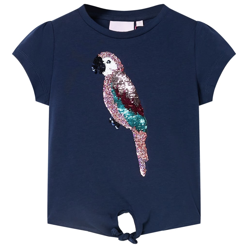 Vidaxl Kinderhemd 128 Marineblau