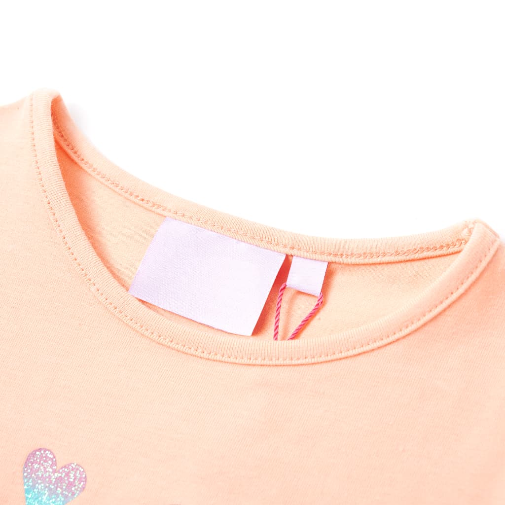 Vidaxl Kinderhemd 116 Leichte Orange