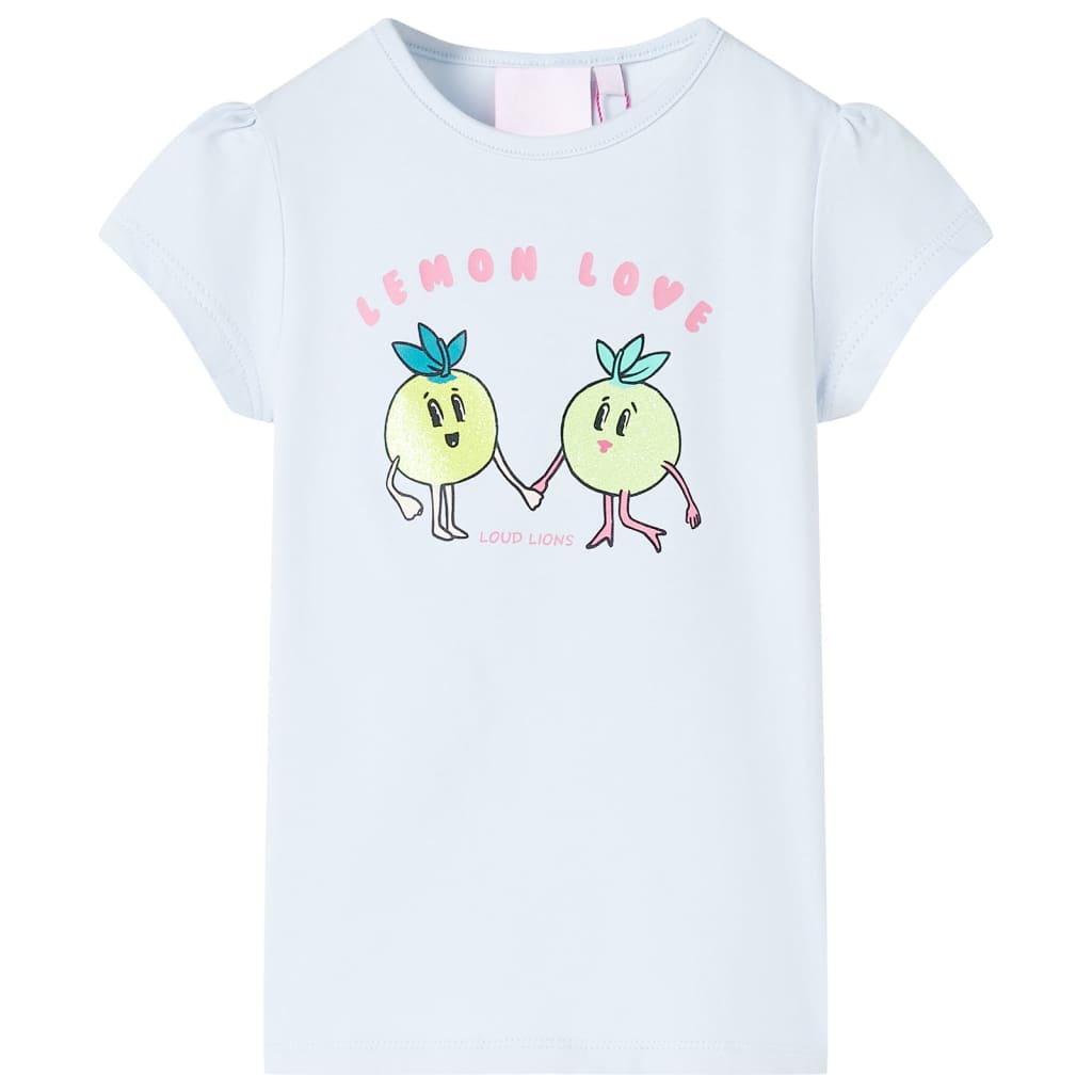 Vidaxl Kinderhemd 128 hellblau