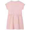 Vidaxl Kinderkleid mit Kordelstring 140 hellrosa