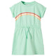 Vidaxl Kinderkleid mit Kordelstring 140 hellgrün