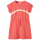 Vidaxl -Kinderkleid mit Kordelkordel 116 Korallenschärfen