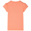 Vidaxl Kinderhemd mit Mütze -Ärmel 140 Neonoranje