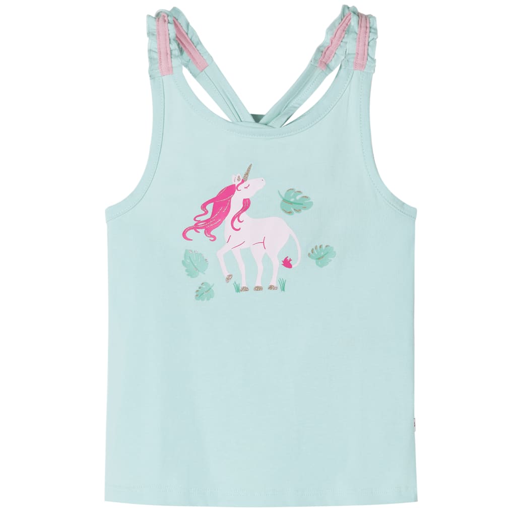 VIDAXL -Kinder -Top 116 Light Mint -Colored